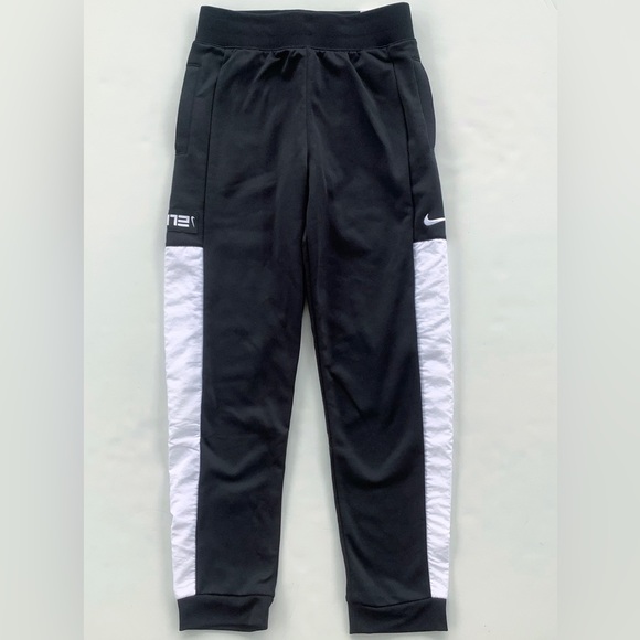 NWT Nike Elite Black & White Athletic Joggers - Picture 2 of 7